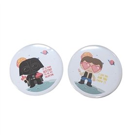 CHAPAS ESPECIAL SAN VALENTIN "Star Wars"