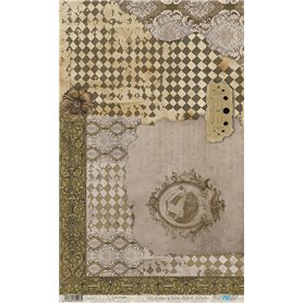 Papel de Arroz "Wizarding Adventure Yellow" 54x33cm