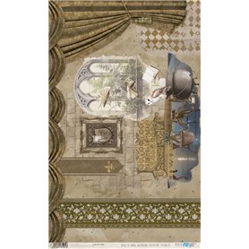 Papel de Arroz "Wizarding Adventure Yellow" 54x33cm