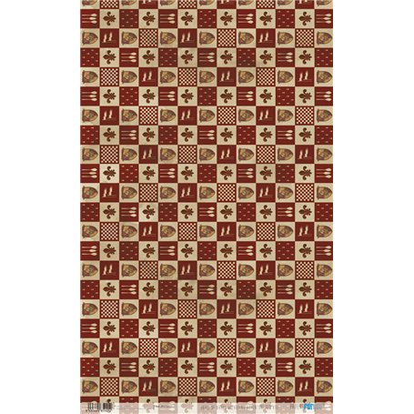 Papel de Arroz "Wizarding Adventure Red" 54x33cm