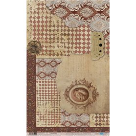 Papel de Arroz "Wizarding Adventure Red" 54x33cm