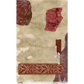 Papel de Arroz "Wizarding Adventure Red" 54x33cm