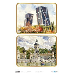 Papel de Arroz "Madrid XII" 54x33cm