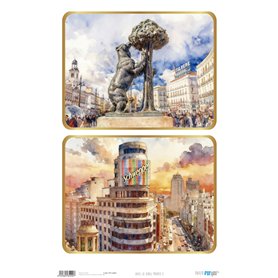 Papel de Arroz "Madrid Madrid X" 54x33cm