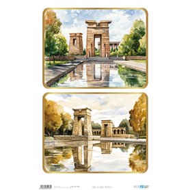 Papel de Arroz "Madrid Madrid III" 54x33cm