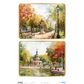 Papel de Arroz "Madrid Madrid II" 54x33cm