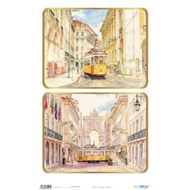 Papel de Arroz "Lisboa V" 54x33cm