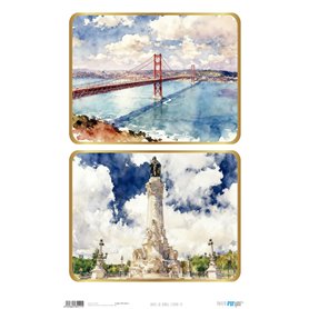 Papel de Arroz "Lisboa III" 54x33cm