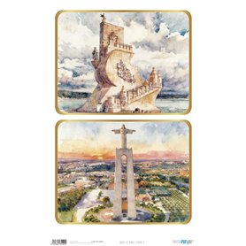 Papel de Arroz "Lisboa II" 54x33cm