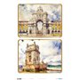 Papel de Arroz "Lisboa I" 54x33cm