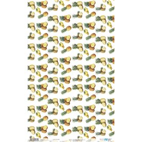 Papel de Arroz ·Pineapples V" 54x33cm