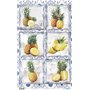 Papel de Arroz ·Pineapples III" 54x33cm