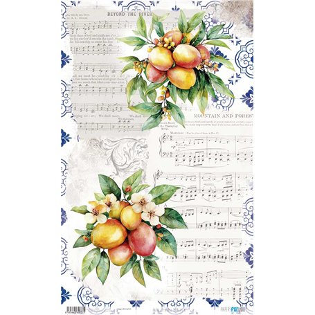Papel de Arroz ·Mangos VI" 54x33cm
