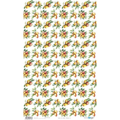 Papel de Arroz ·Mangos V" 54x33cm