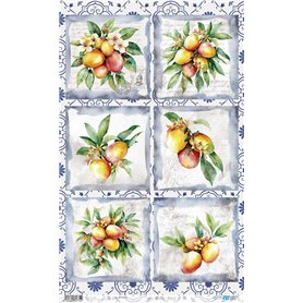 Papel de Arroz ·Mangos III" 54x33cm