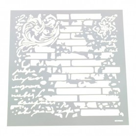 Plantilla Stencil Rosal COTP9004 30x30cm.