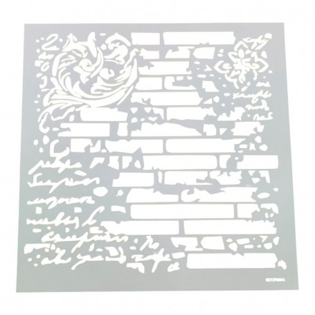 Plantilla Stencil Rosal COTP9004 30x30cm.
