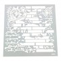 Plantilla Stencil Rosal COTP9004 30x30cm.