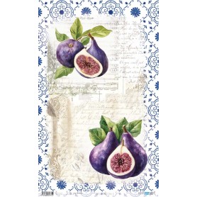 Papel Arroz 54×33 cm 25-30 gr. "Figs II"