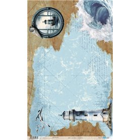 Papel De Arroz "Lighthouse I" 54x33cmcm