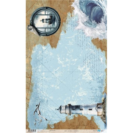 Papel De Arroz "Lighthouse I" 54x33cmcm