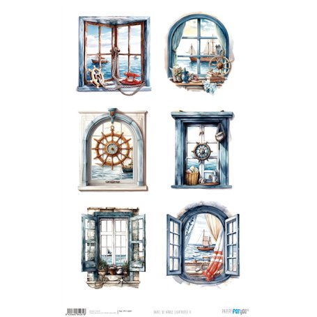 Papel De Arroz "Lighthouse V" 54x33cmcm