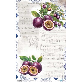Papel Arroz 54×33 cm 25-30 gr. (Maracuyas VI)