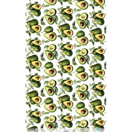 Papel Arroz 54×33 cm 25-30 gr. "Avocados VII"