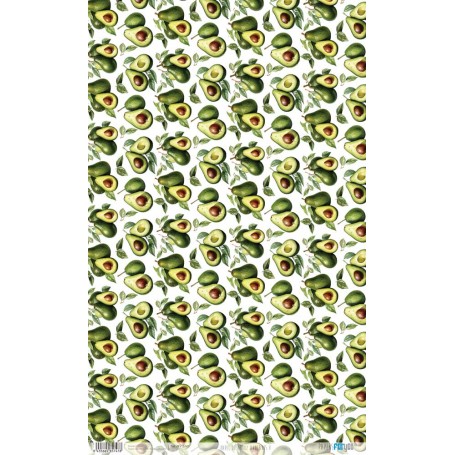 Papel Arroz 54×33 cm 25-30 gr. "Avocados V"