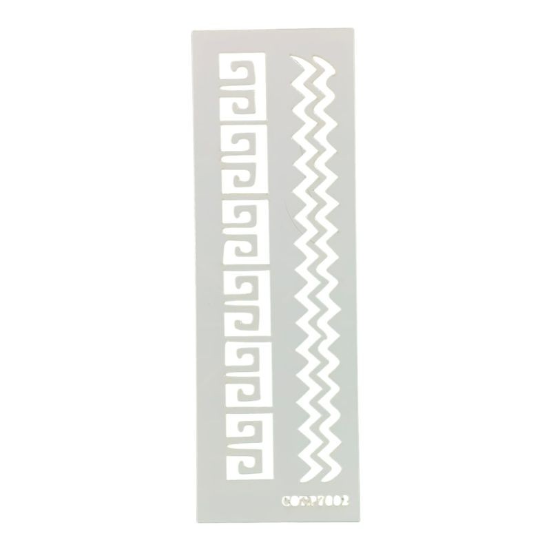 Plantilla Stencil Greca COTP7002 6x15 cm. Marca Cortando Trazos