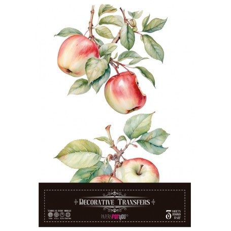 Decor Transfers RED APPLES 15719 15x30cm 4 Hojas.