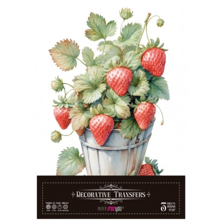 Decor Transfers STRAWBERRIES 15715 15x30cm 4 Hojas.