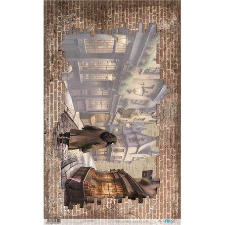 Papel De Arroz Harry Potter Alley 54x33cm