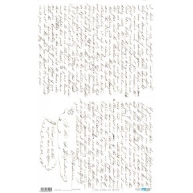 Papel de arroz 54x33cm, 25-30gr "Love Letters V"