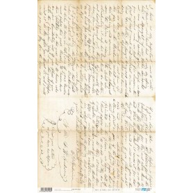 Papel de Arroz Papers – Papeles decorativos para scrapbooking y manualidades PAPERSFORYOU Papel de arroz 54x33cm, 25-30gr "Love 