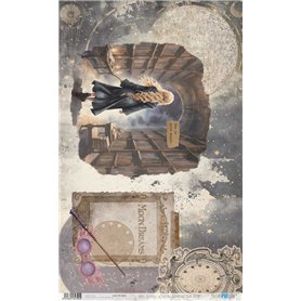Papel De Arroz Harry Potter  Moon Dreams 54x33cm