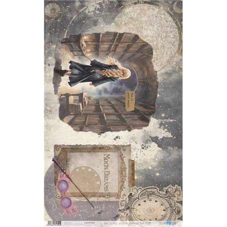 Papel De Arroz Harry Potter  Moon Dreams 54x33cm