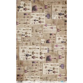 Papel de Arroz "Wizarding Adventure Potions" 54x33cm