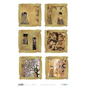 Papel de Arroz "Abstract Art Paintings III" 54x33cm