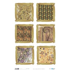 Papel de Arroz "Abstract Art Paintings I" 54x33cm