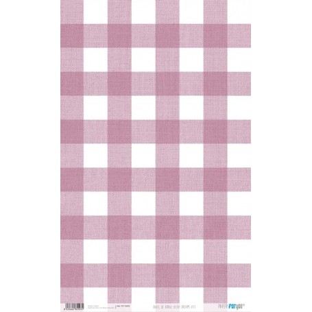 Papel Arroz 54×33 cm 25-30 gr. "Vichy Dreams VIII"