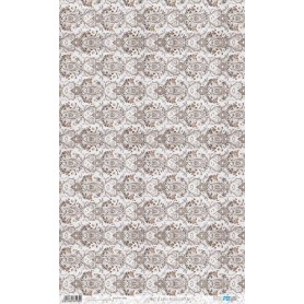 Papel Arroz 54×33 cm 25-30 gr. "Rococo Bloom VI"