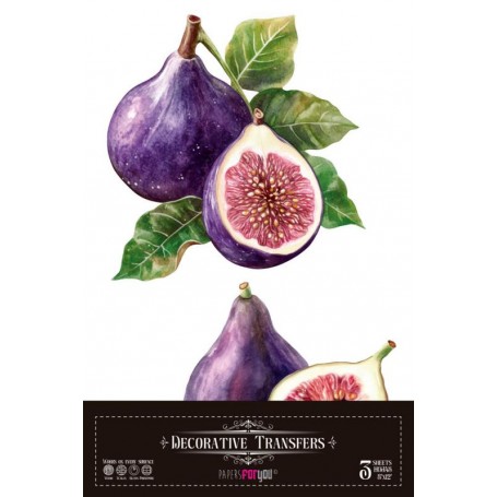 Decor Transfers Figs 20x30cm. 3 Hojas.