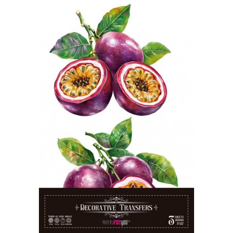 Decor Transfers Maracuyas 15737 30x30cm 3 Hojas.