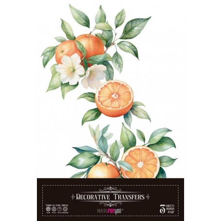 Decor Transfers Oranges 15738 30x30cm 3 Hojas.