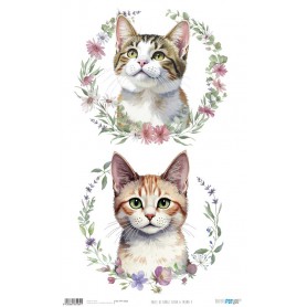 Papel Arroz 54×33 cm 25-30 gr. "Flora & Fauna V"