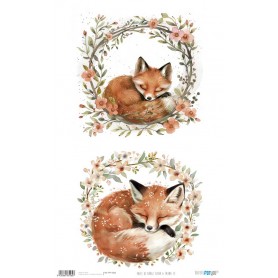 Papel Arroz 54×33 cm 25-30 gr. "Flora & Fauna III"