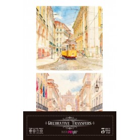 Decor Transfers Lisboa II 15501 30x30cm 3 Hojas.