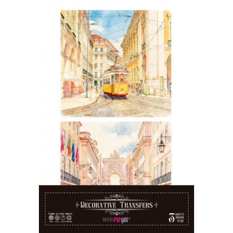 Decor Transfers Lisboa II 15501 30x30cm 3 Hojas.