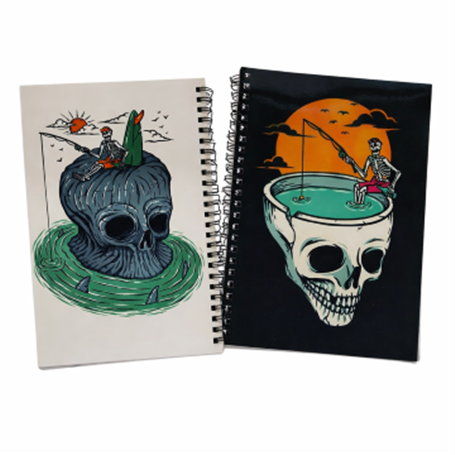 Libreta Sublimada Personalizada Calaveras.